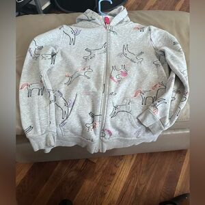Cat & Jack girls Unicorn hoodie